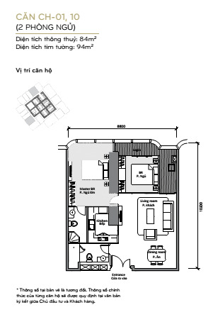 Layout căn hộ L81-01,10 tầng 12-14