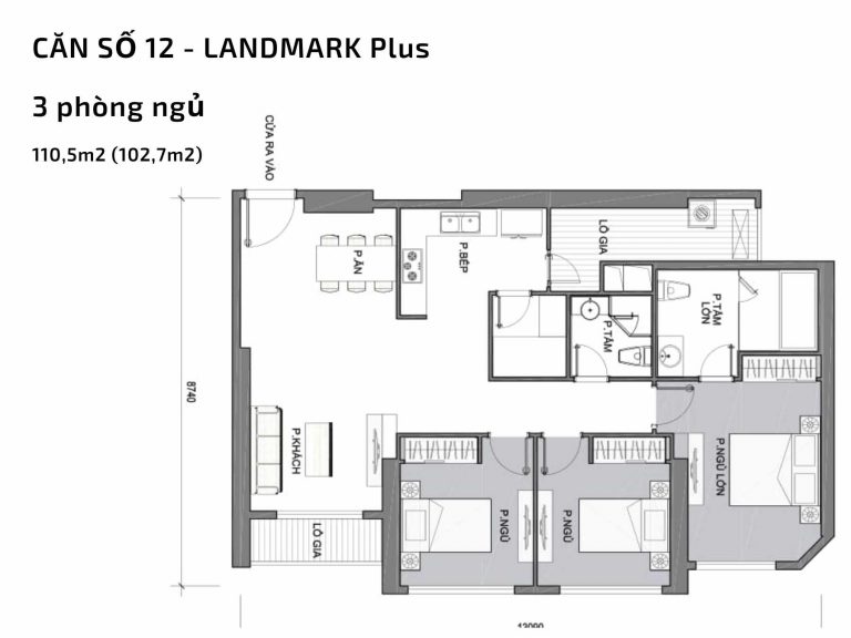 The Landamrk Plus căn số 12