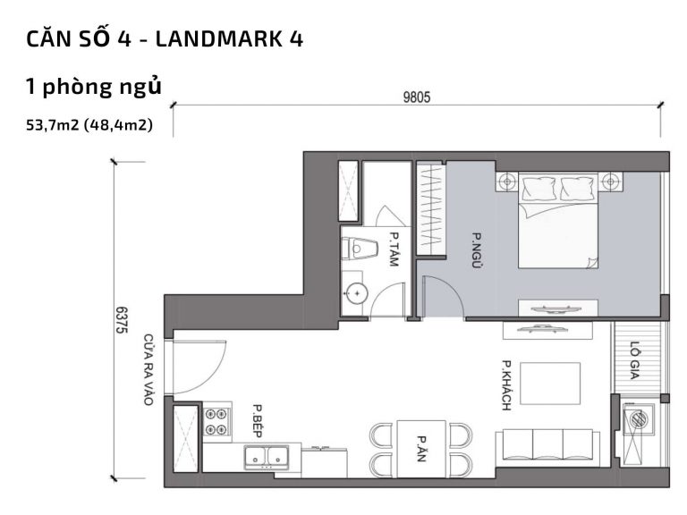 The Landmark 4 căn số 4