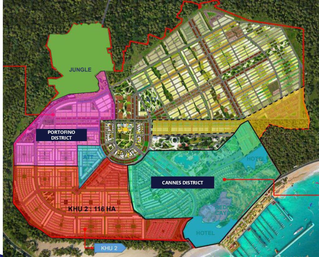 Mặt bằng tổng thể Novaworld Mũi Né Marina City