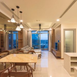 Cho thuê 2 phòng ngủ Landmark 6 full NT đẹp, view sông giá 19 triệu