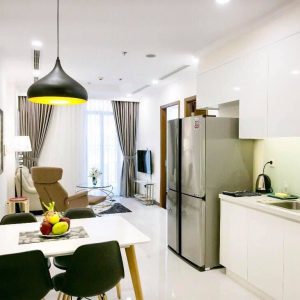 Cho thuê 1 phòng ngủ Landmark 6 full nội thất thiết kế giá 17 triệu