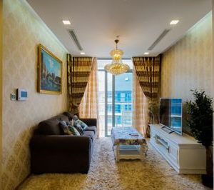 Cho thuê 2 phòng ngủ Park 3 full nội thất tầng cao giá 21 triệu