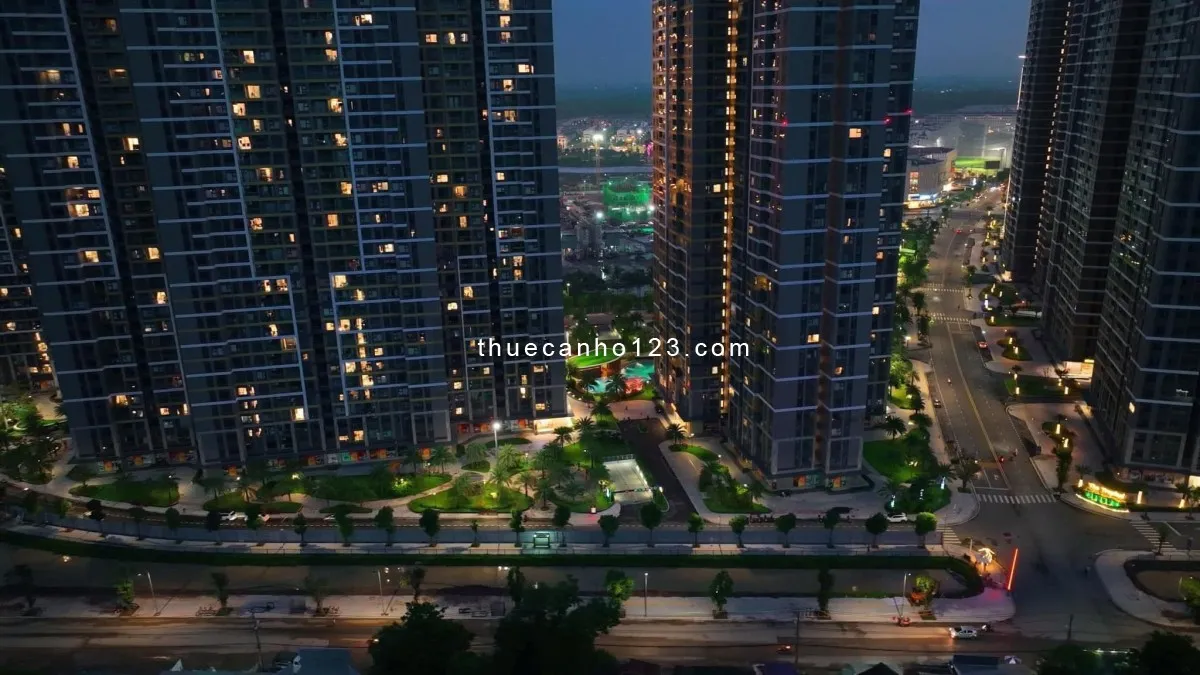 Phối cảnh hiện đại của phân khu The Beverly Solari tại Vinhomes Grand Park