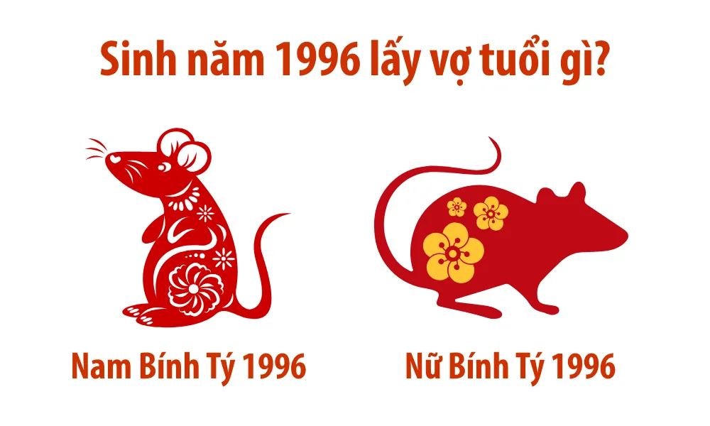 Nam Bính Tý 1996 lấy vợ tuổi Bính Tý 1996