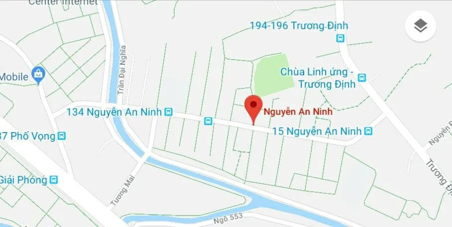 Phố Nguyễn An Ninh, quận Hoàng Mai, Hà Nội