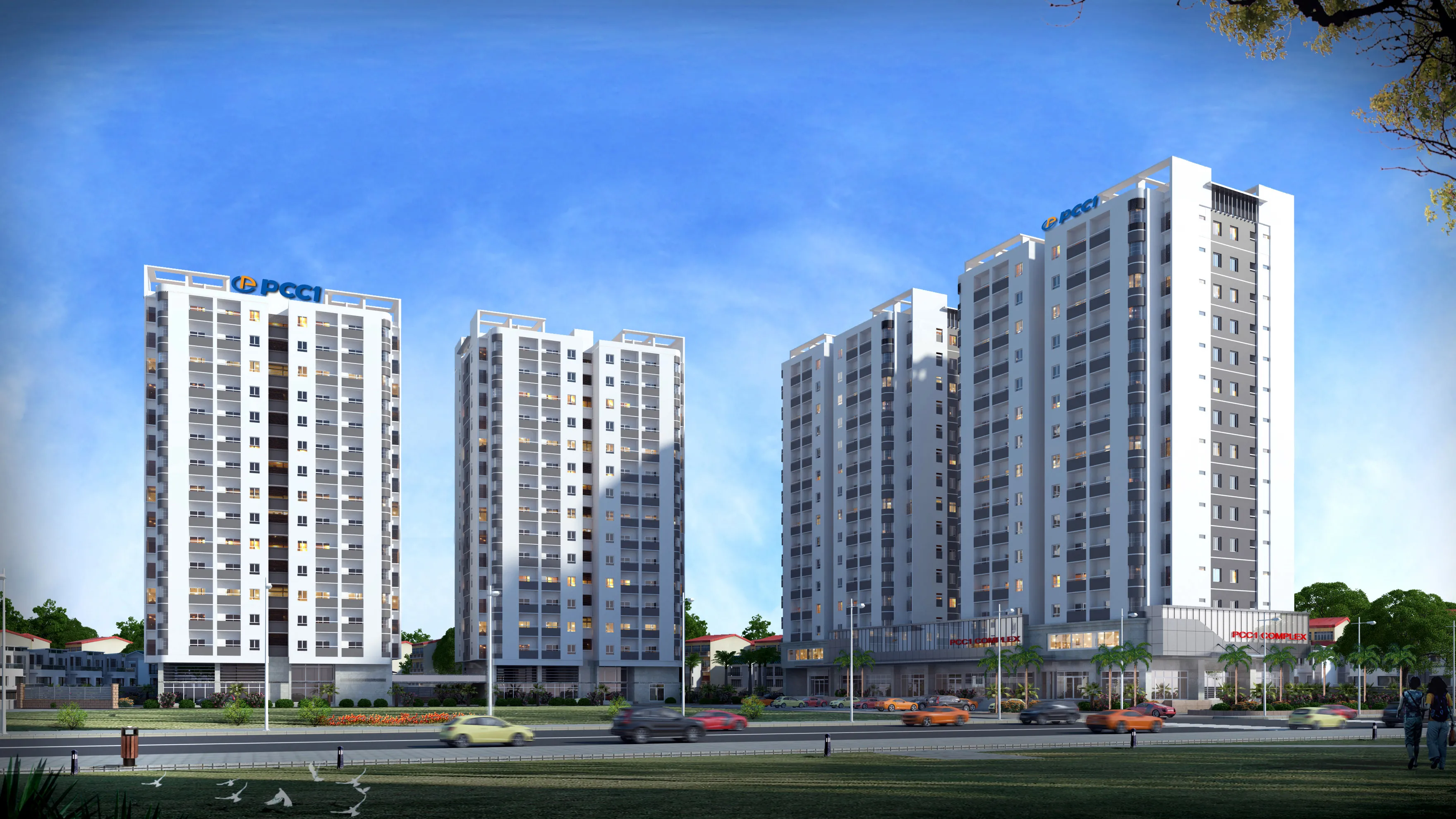 Toàn cảnh dự án PCC1 Complex Hà Đông với kiến trúc hiện đại và không gian xanh