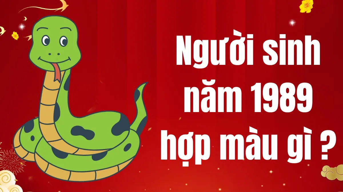 sinh năm 1989 hợp màu gì