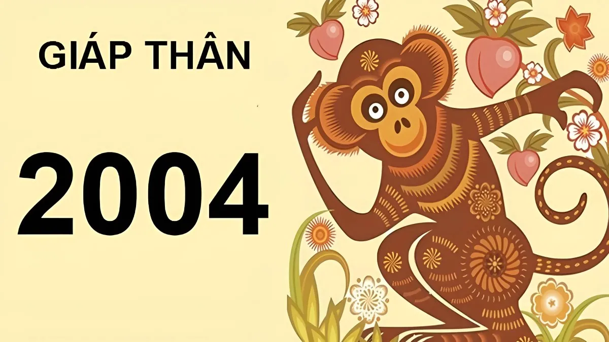 Con khỉ Giáp Thân 2004 mang ý nghĩa về sự kiên cường vượt qua thử thách