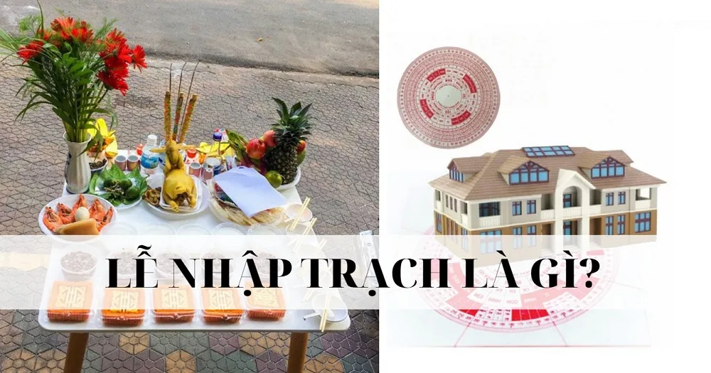 Gia đình đang thực hiện lễ cúng nhập trạch trang trọng trong ngôi nhà mới