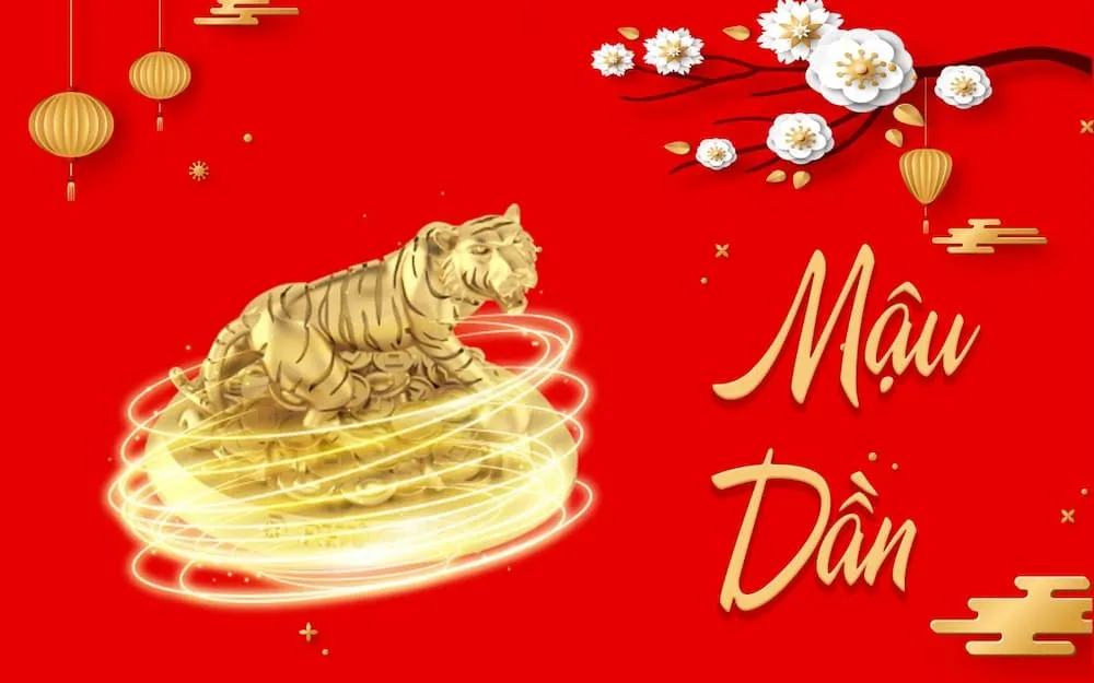 Con giáp của người sinh năm 1998 là tuổi Mậu Dần (con Hổ)