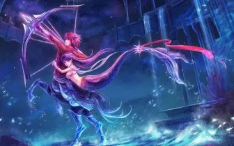 Ảnh sáng tạo về Nhân Mã và chòm sao Song Ngư